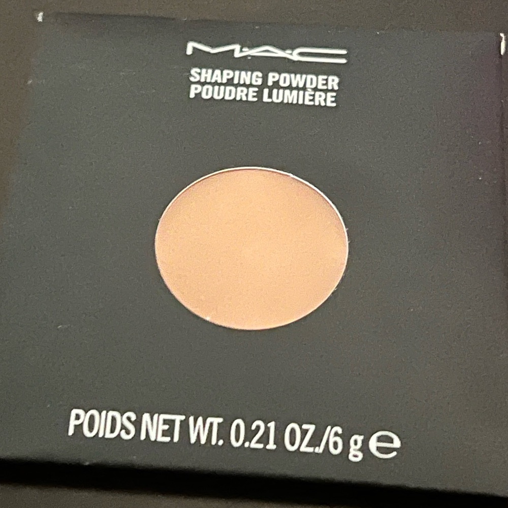 MAC Shaping Powder - Warm Light-  new, original packaging - tray for palette